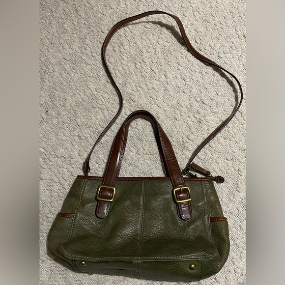 Fossil Green Satchel - Picture 3 of 6